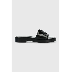 Pantofle Tory Burch 147569-006 dámské, černá barva, Eleanor Jelly Slide