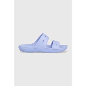 Pantofle Crocs Classic Sandal dámské, fialová barva, 206761