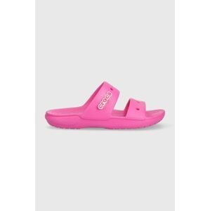 Pantofle Crocs Classic Sandal dámské, růžová barva, 206761