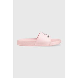 Pantofle Converse All Star Slide Slip dámské, růžová barva, A02859C