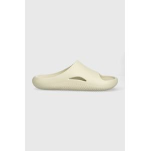 Pantofle Crocs Mellow Slide dámské, béžová barva, 208392