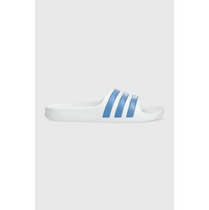 Dětské pantofle adidas ADILETTE AQUA K bílá barva