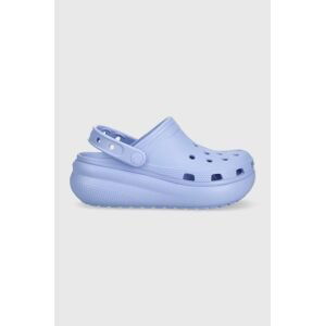 Pantofle Crocs CLASSIC CROCS CUTIE fialová barva