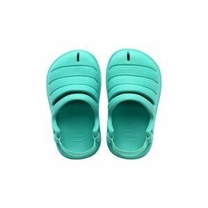 Dětské sandály Havaianas CLOG tyrkysová barva