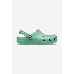 Pantofle Crocs Classic Kids Clog zelená barva