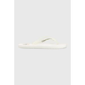 Žabky Calvin Klein Jeans BEACH SANDAL AOP pánské, černá barva, YM0YM00656