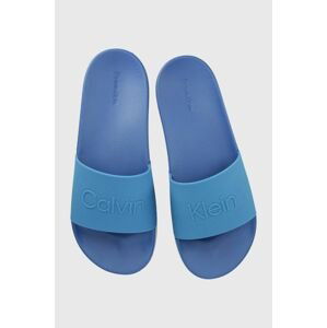 Pantofle Calvin Klein POOL SLIDE RUBBER pánské, HM0HM00636