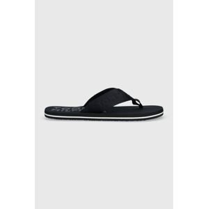 Žabky Tommy Hilfiger TONAL HILFIGER BEACH SANDAL pánské, tmavomodrá barva, FM0FM04472