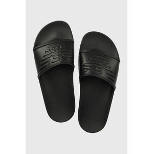 Pantofle Emporio Armani Underwear XVPS04 XN747 00002 černá barva