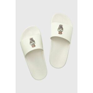 Pantofle Polo Ralph Lauren Polo Slide bílá barva, 809892944002