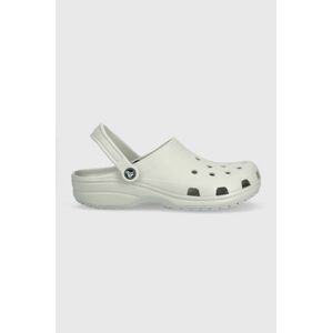 Pantofle Crocs CLASSIC šedá barva, 10001.1FT-1FT