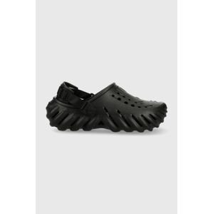 Pantofle Crocs Echo Clog černá barva, 207937