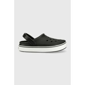 Pantofle Crocs Crocband Clean Clog černá barva, 208371