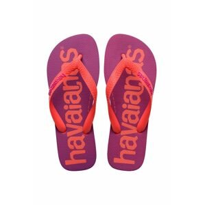 Žabky Havaianas TOP LOGOMANIA fialová barva, 4145741.1256