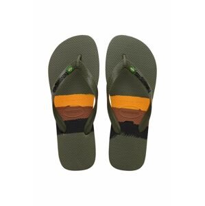 Žabky Havaianas BRASIL TECH zelená barva, 4147239.0869