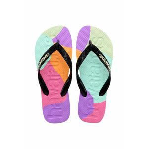 Žabky Havaianas TOP LOGOMANIA černá barva, 4147526.0090