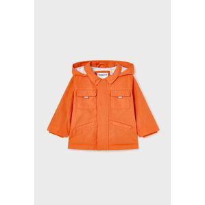 Kojenecká bunda Mayoral oranžová barva