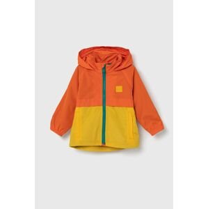 Dětská bunda GAP oranžová barva