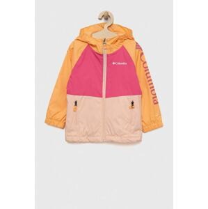 Dětská bunda Columbia Dalby Springs Jacket oranžová barva