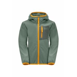 Dětská bunda Jack Wolfskin ACTIVE JACKET K zelená barva