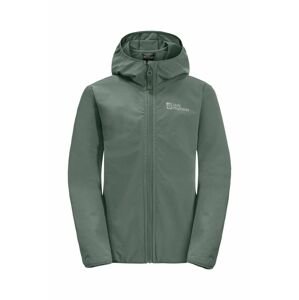 Dětská bunda Jack Wolfskin SOLYD JACKET K zelená barva