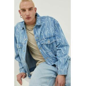 Džínová bunda Tommy Jeans pánská, přechodná, oversize