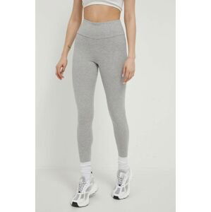 Legíny adidas Originals dámské, šedá barva, melanžové, IA6447-grey