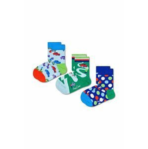 Dětské ponožky Happy Socks Kids Car 3-pack