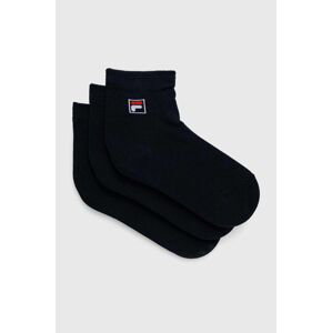 Dětské ponožky Fila 3-pack tmavomodrá barva