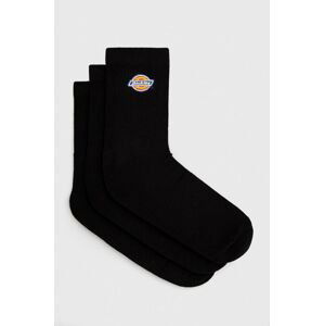 Ponožky Dickies 3-pack pánské, černá barva, DK0A4Y9OBLK1-BLACK