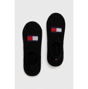 Ponožky Tommy Hilfiger 2-pack pánské, černá barva