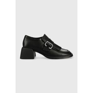 Kožené lodičky Vagabond Shoemakers ANSIE dámské, černá barva, na podpatku, 5545.201.20