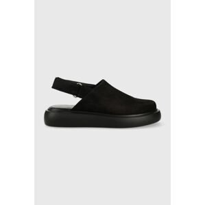 Semišové sandály Vagabond Shoemakers BLENDA dámské, černá barva, na platformě, 5519-350-20
