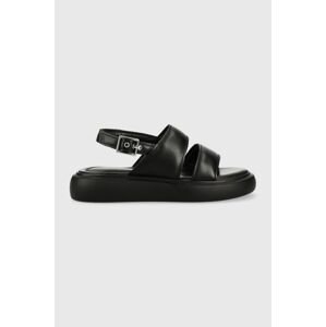 Kožené sandály Vagabond Shoemakers BLENDA dámské, černá barva, na platformě, 5519.501.20
