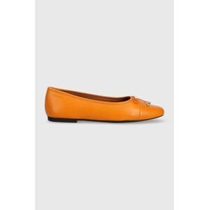 Kožené baleríny Vagabond Shoemakers JOLIN oranžová barva, 5508.101.44