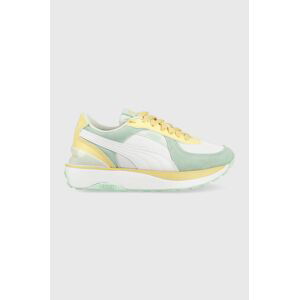 Sneakers boty Puma Cruise Rider NU Pastel Wns zelená barva