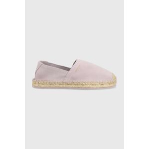 Semišové espadrilky Gant Lucinella fialová barva, 26563811.G595