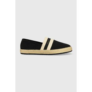 Espadrilky Gant Raffiaville černá barva, 26569821.G00