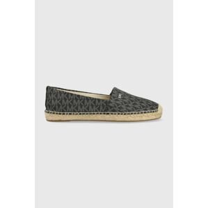 Espadrilky MICHAEL Michael Kors Kendrick černá barva, 40R6KNFP1B