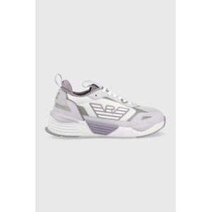 Sneakers boty EA7 Emporio Armani fialová barva, X8X070 XK165 S318