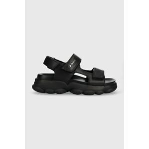 Kožené sandály Pinko Mylene dámské, černá barva, na platformě, 100858 A0N9 Z99