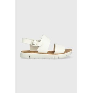 Kožené sandály Camper Oruga dámské, bílá barva, K201038.015
