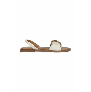 Kožené sandály Geox D NAILEEN dámské, bílá barva, D35SDA 000TU C1002