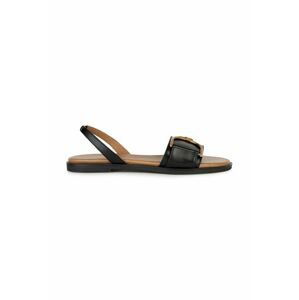 Kožené sandály Geox D NAILEEN dámské, černá barva, D35SDA 000TU C9999