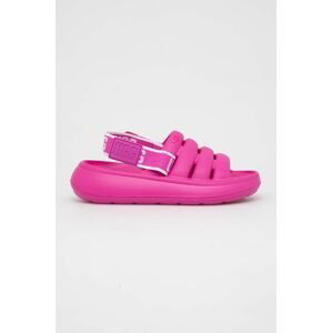 Pantofle UGG Sport Yeah dámské, růžová barva, na platformě, 1126811