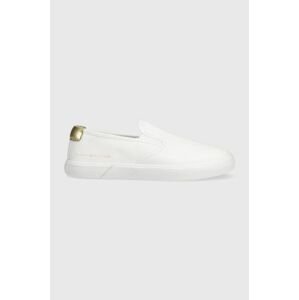 Tenisky Tommy Hilfiger ESSENTIAL SLIP-ON SNEAKER dámské, bílá barva, FW0FW06956