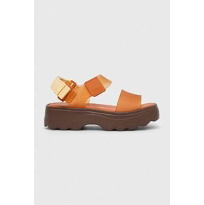 Sandály Melissa MELISSA KICK OFF SANDAL AD dámské, oranžová barva, na platformě, M.32823.AJ295