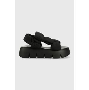 Sandály Steve Madden Bonkers dámské, černá barva, na platformě, SM11002465