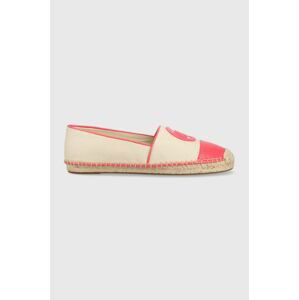 Espadrilky MICHAEL Michael Kors Kendrick růžová barva, 40S3KNFP1D