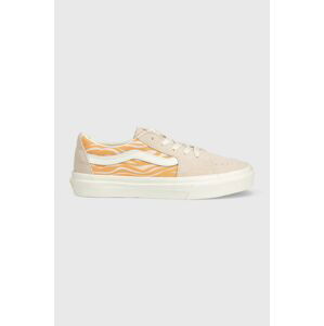 Tenisky Vans SK8-Low dámské, oranžová barva, VN0A5KXDBM01